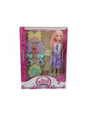 Prenses Bebek Makyaj Seti - Mor