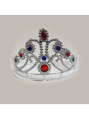 Prenses Parti Tacı Gümüş Renk 1 Adet