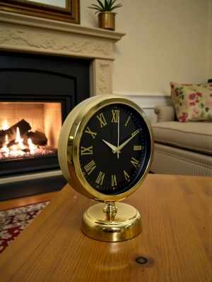 ® Prestige Gold Roma 25 x 20 Cm Metal Masa Saati