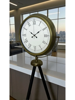 ® Prestij Vintage Tripod Ayaklı Saat
