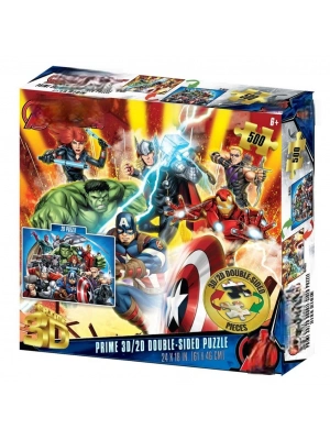 Prime 3D Çift Taraflı Puzzle 500 Parça