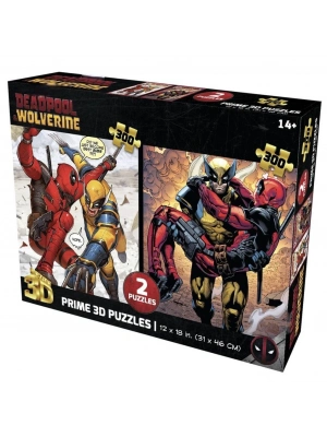 Prime 3D Deadpool İkili Puzzle 300 Parça