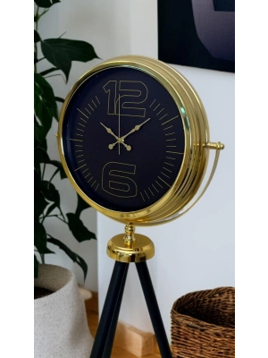 ® Prime Gold Şık Tripod Ayaklı Saat