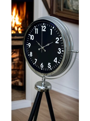 ® Prime Krom Tripod Ayaklı Saat