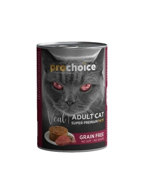 Pro Choice Adult Dana Etli Ezme Yetişkin Konserve Kedi Maması 1 Adet 400 Gr