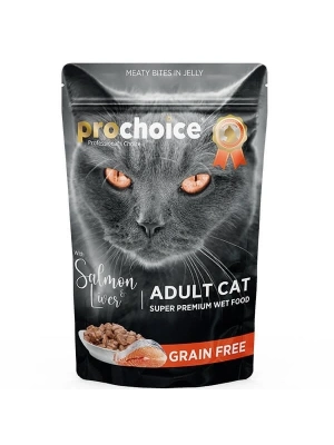 Pro Choice Tahılsız Somon ve Ciğerli Yetişkin Konserve Kedi Maması 1 Adet 85 Gr