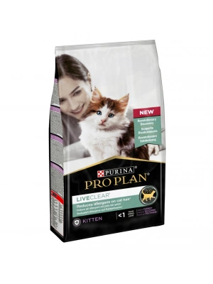 Pro Plan LiveClear Hindili Alerjen Azaltan Yavru Kedi Maması 1,4kg