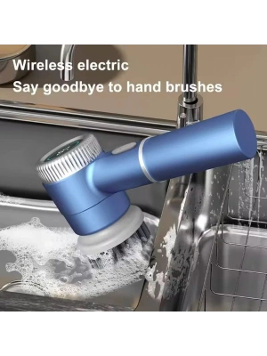 Profesyonel 5’i 1 Arada Şarjlı Temizlik Fırçası