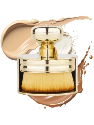 ®  Profesyonel Geniş Pratik Tutma Saplı Gold Büyük Fondöten Yayma Fırçası