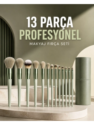 Profesyonel Makyaj Fırça Seti 13 Parça Yumuşak Kıllı Fırça Seti Far Fırçası