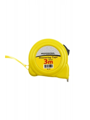 Profesyonel Şerit Metre Mezura 3 Metre 19 mm