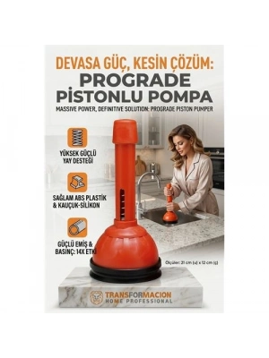 ProGrade Pistonlu 14X Lavabo Gider Açıcı Pompa 716627