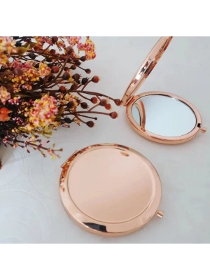 Promosyon Cep Aynası (Rose Renk)