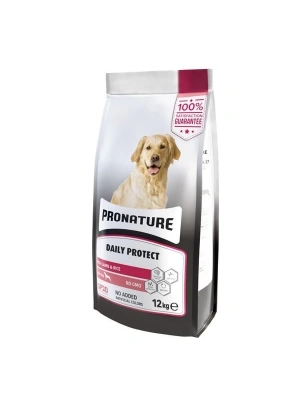 Pronature Daily Adult Kuzu Etli ve Pirinçli Yetişkin Köpek Maması 12 Kg