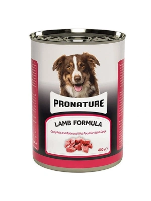 Pronature Kuzu Etli Parça Etli Yetişkin Köpek Konservesi 1 Adet 400 Gr