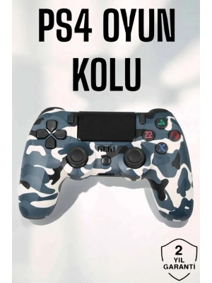 PS4 Oyun Kolu Kamuflaj Desenli Joystick