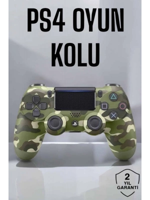 PS4 Oyun Kolu Kamuflaj Desenli Joystick
