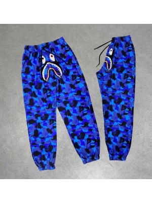 Pubg Bape x Shark Eşofman Altı - Mavi -