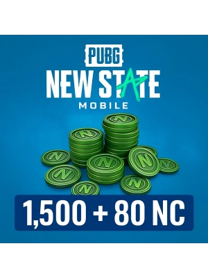 Pubg New State Mobile 1.500 + 80 Nc