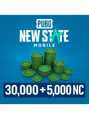 Pubg New State Mobile 30.000 + 5.000 Nc
