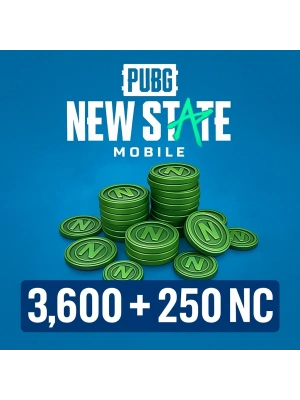 Pubg New State Mobile 3.600 + 250 Nc