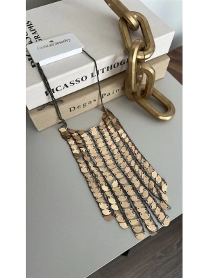 Pullu Kolye - Altın