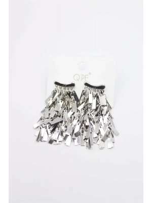 Pullu Küpe - Gümüş