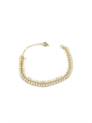 Pullu Su Yolu Bileklik - Altın