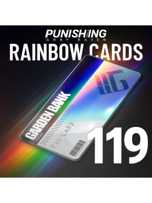 Punishing Gray Raven 119 Rainbow Cards