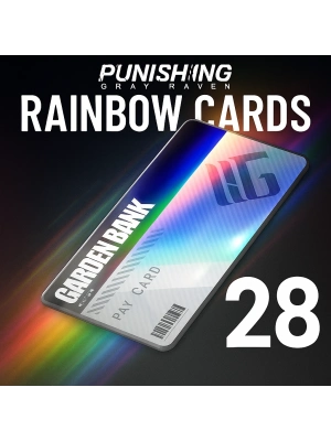 Punishing Gray Raven 28 Rainbow Cards