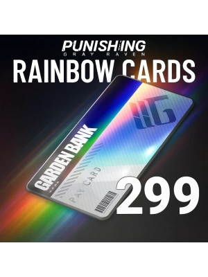 Punishing Gray Raven 299 Rainbow Cards