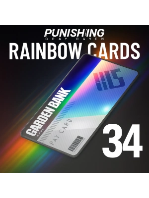 Punishing Gray Raven 34 Rainbow Cards