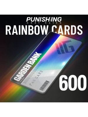 Punishing Gray Raven 600 Rainbow Cards