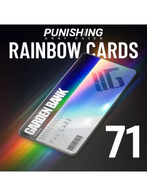 Punishing Gray Raven 71 Rainbow Cards