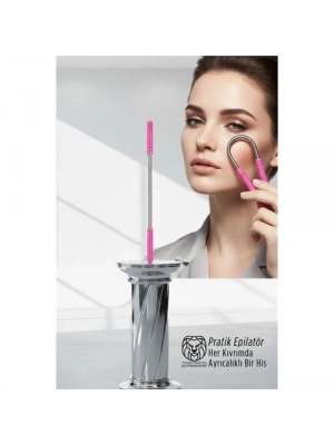 ® Pürüzsüzlük Sanatı: Profesyonel Çelik Yaylı Yüz Epilatörü – Pratik ve Kusursuz Cilt Bakımı