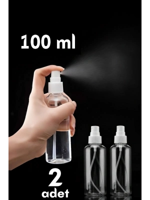 Püskürtücü Boş Sprey Şişe 100 Ml 2 Adet