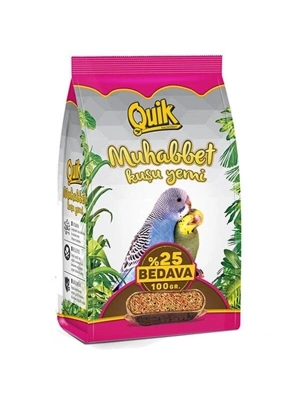 Quik Muhabbet Kuşu Yemi 500 Gr