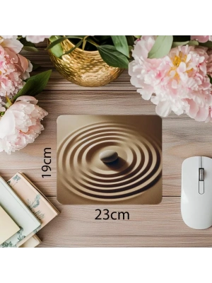 Rahatlatıcı Spiral Desenli Mouse Pad - 19x23 cm 2 mm Dikdörtgen İthal Baskılı Mouse Pad