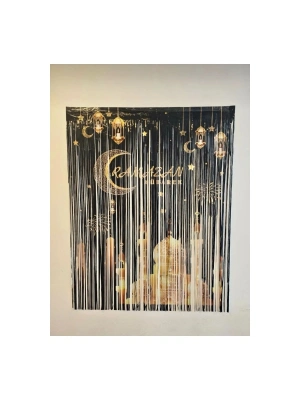 Ramazan Metalize Perde Süs