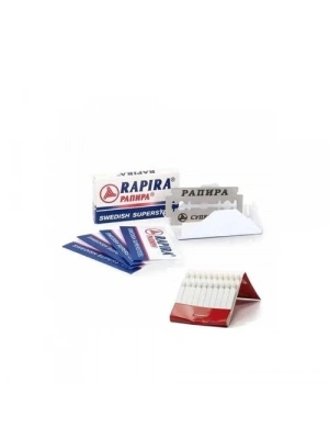 Rapira Platinum 10 Adet Tıraş Jileti Kantaşı Seti
