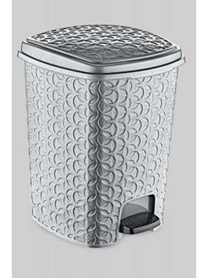 Rattan Star Pedallı Çöp Kovası 35  Lt. Royaleks-E249