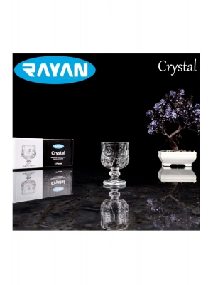 Rayan Crystal 6lı Kahve Yanı Bardak