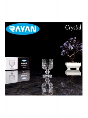 Rayan Crystal 6lı Kahve Yanı Bardak mudanis