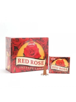 Red Rose Aromalı Konik Tütsü