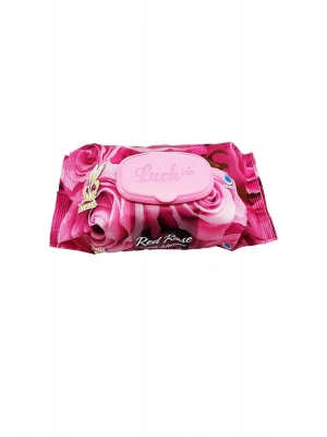 Red Rose Islak Havlu Mendil 90 Adet Kapaklı Gül Kokulu