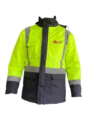 ® Reflektörlü Parka Sarı Lacivert Small