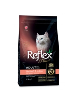 Reflex Plus Adult Hairball Somonlu Yetişkin Kedi Maması 1.5 Kg