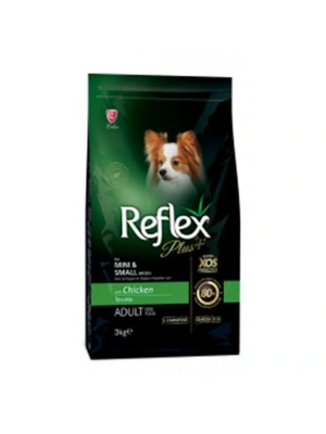 Reflex Plus Adult Tavuklu Küçük Irk Yetişkin Köpek Maması 3 Kg