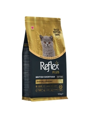 Reflex Plus British Shorthair Tavuklu ve Kızılcıklı Yavru Kedi Maması 1.5 Kg