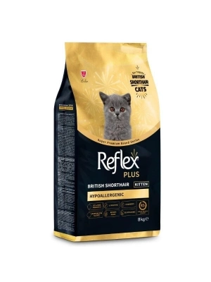 Reflex Plus British Shorthair Tavuklu ve Kızılcıklı Yavru Kedi Maması 8 Kg